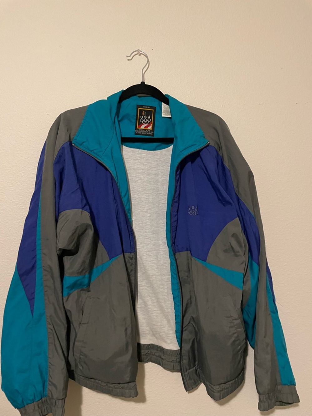 Vintage USA olympic Windbreaker
